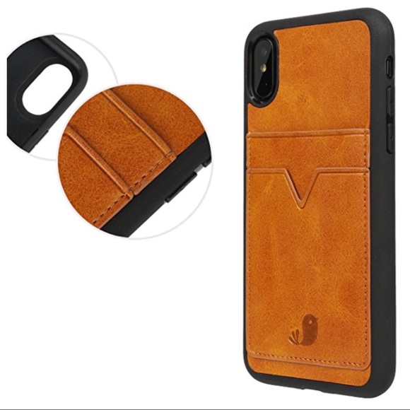 IPHONE X HYBRID FOLIO LEATHER CASE - Picture 3 of 4